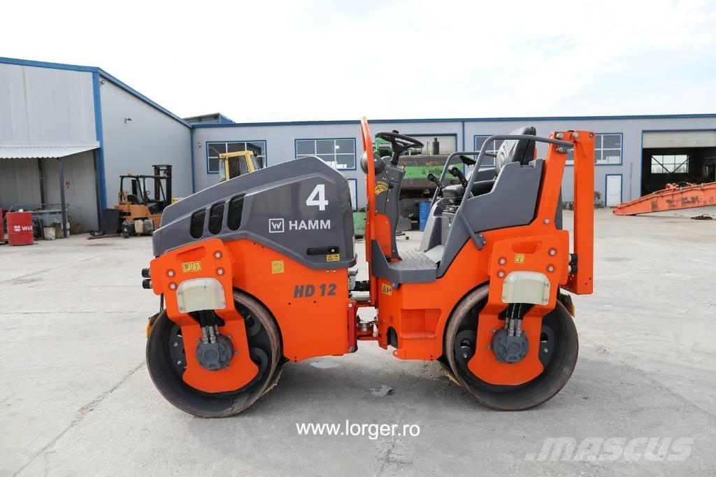 Hamm HD 12 VV Двойни барабанни ролки
