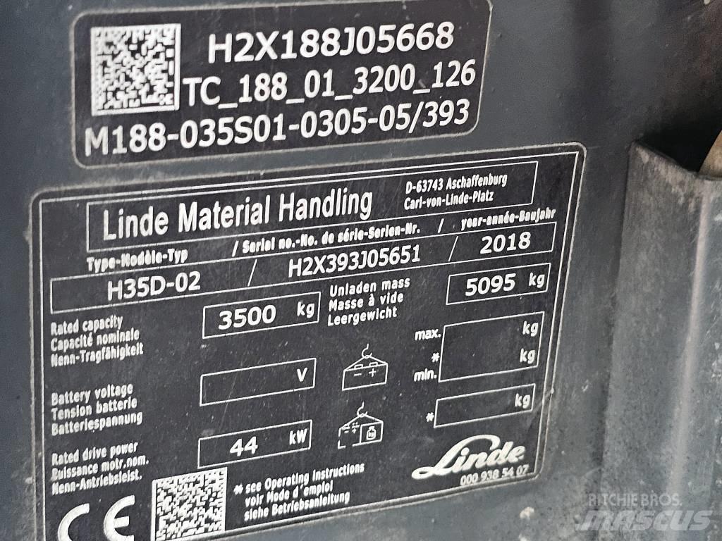 Linde H35D-02 Дизелови камиони