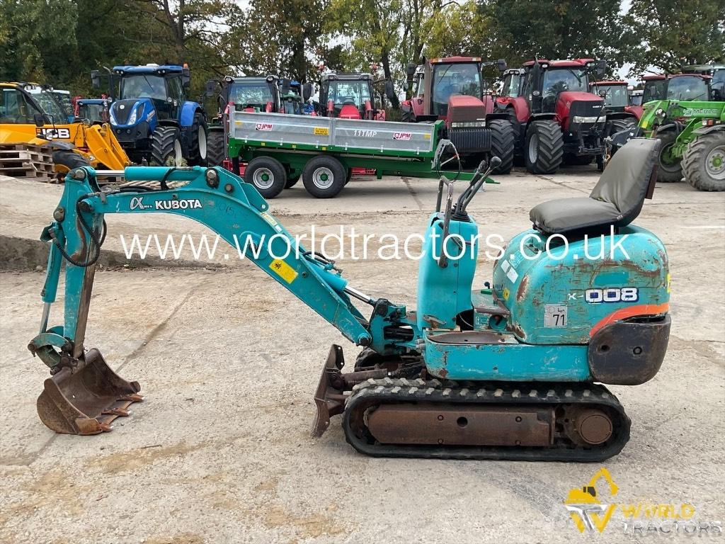 Kubota K 008 Мини екскаватори < 7 т