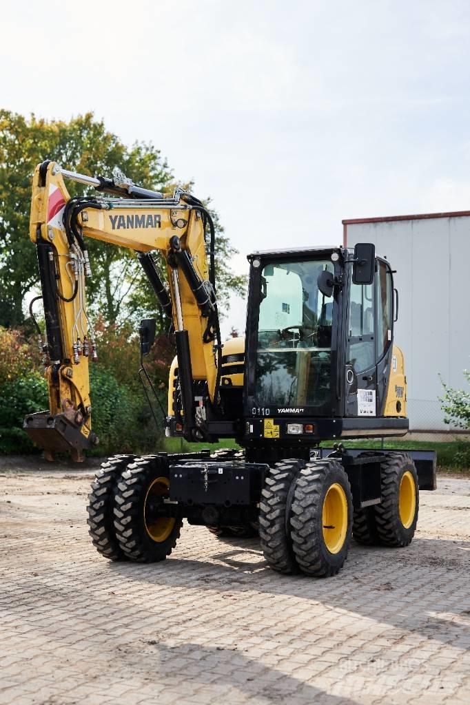 Yanmar B 75 W Колесни екскаватори