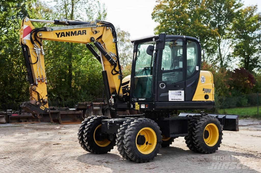 Yanmar B 75 W Колесни екскаватори