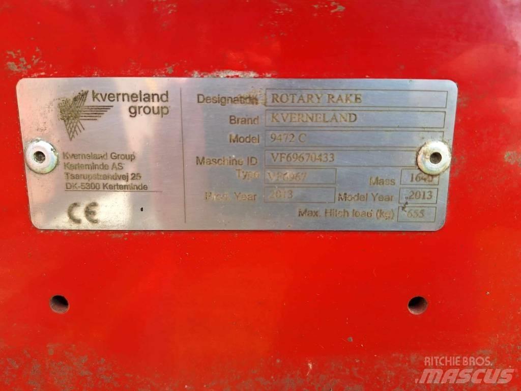 Kverneland 9472C Уиндроуърс/Косачки за сено и др.
