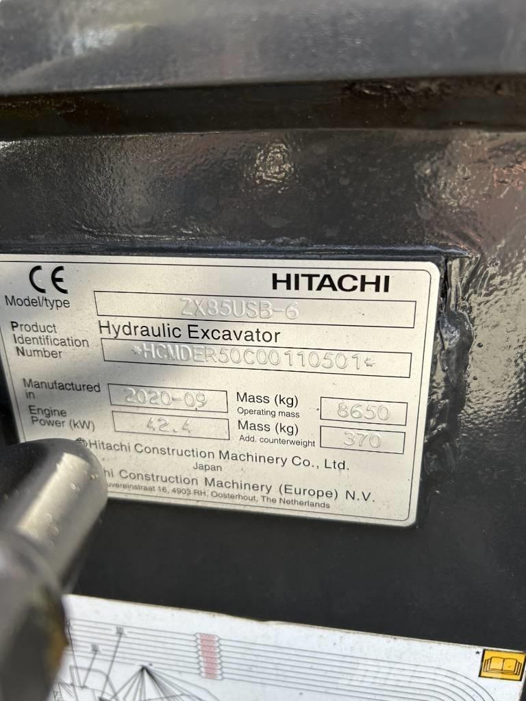Hitachi ZX 85 US B Средни екскаватори 7т - 12т