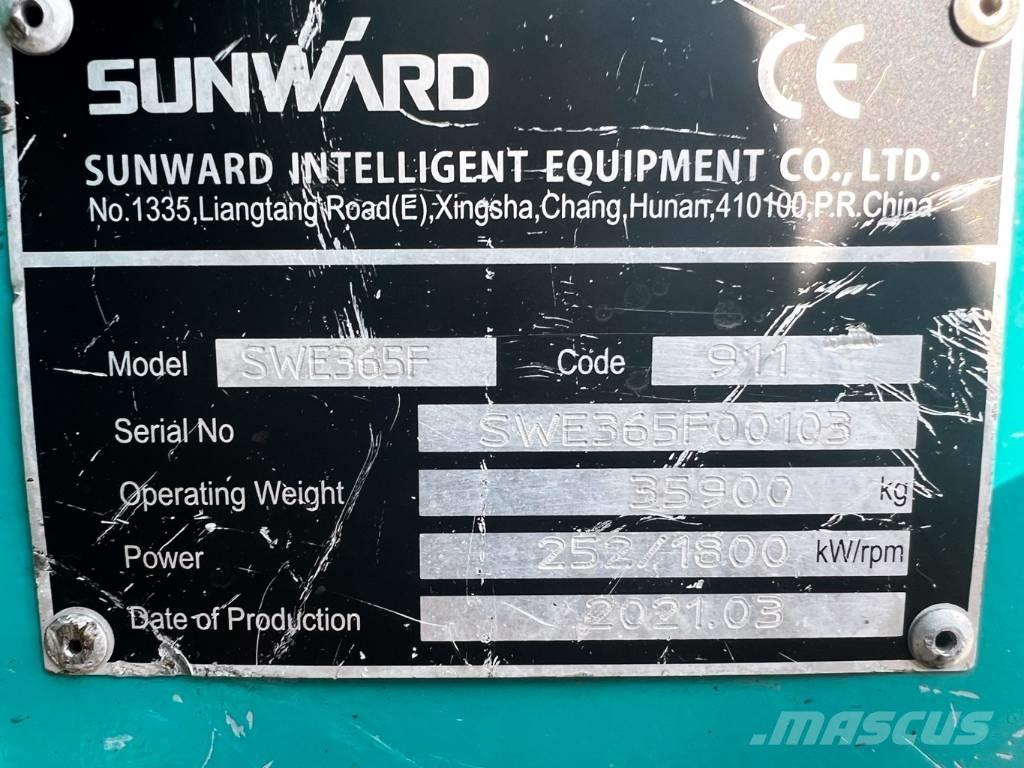 Sunward 365f Верижен екскаватор