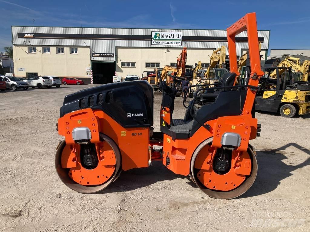 Hamm HD 14 VV Двойни барабанни ролки
