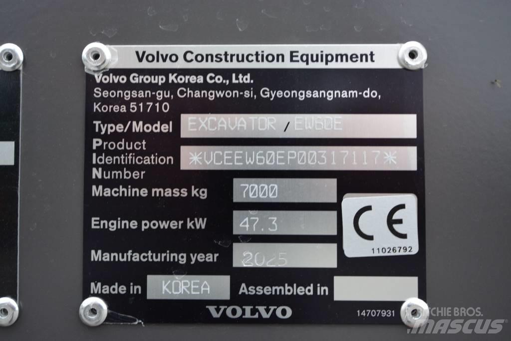 Volvo EW 60 E Мини екскаватори < 7 т
