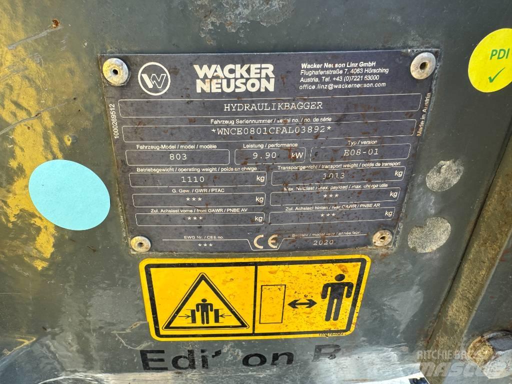 Wacker Neuson 803 Верижен екскаватор