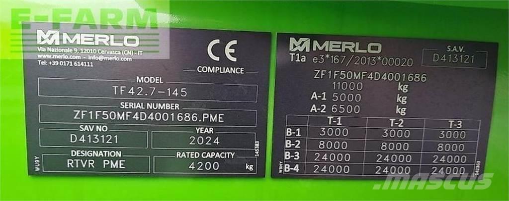 Merlo tf 42.7 - 145 Телескопични товарачи за селското стопанство