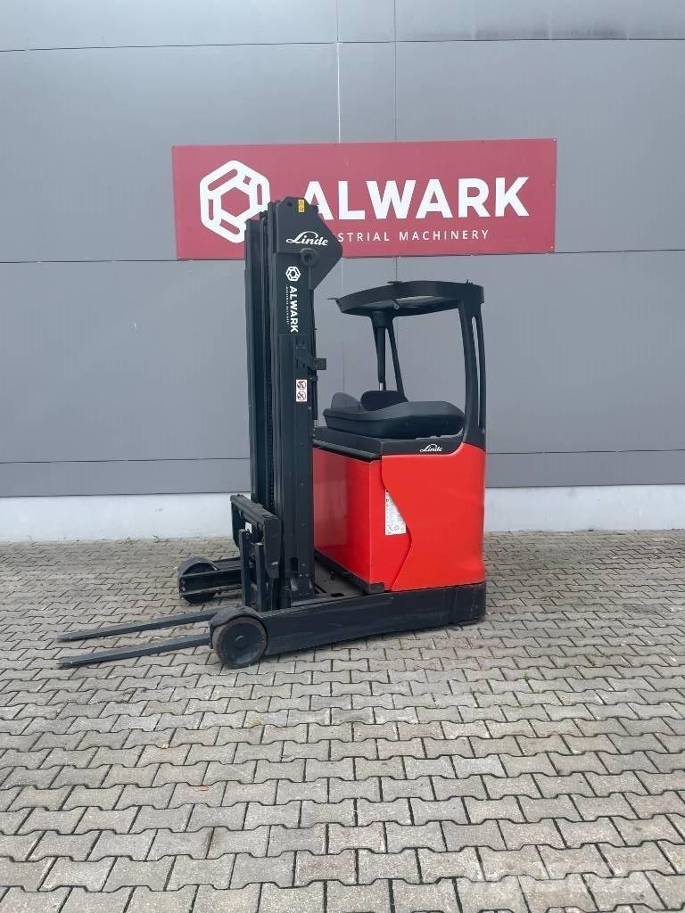 Linde R 16 Ретрак/ Високоповдигач с изместване на вилката напред