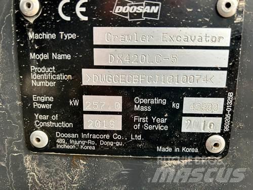 Doosan DX420LC-5 Верижен екскаватор