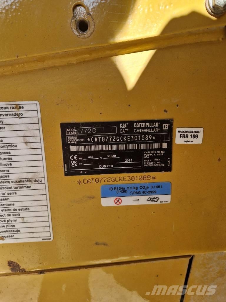 CAT 772 G Твърди самосвали
