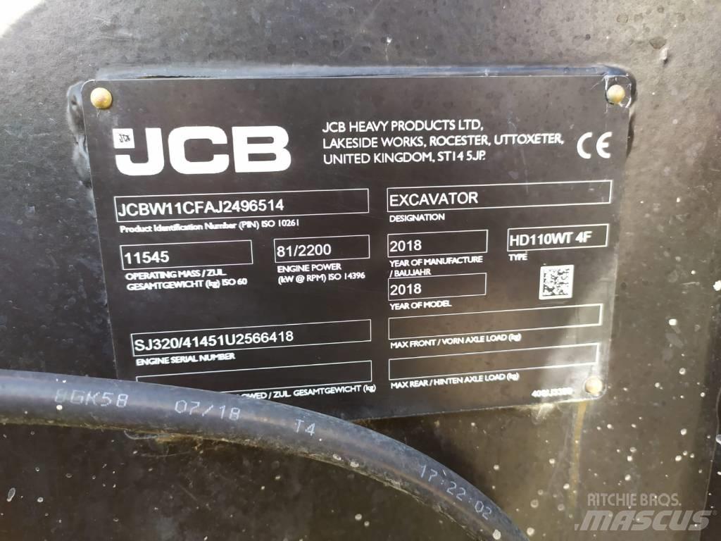 JCB Hydradig Колесни екскаватори