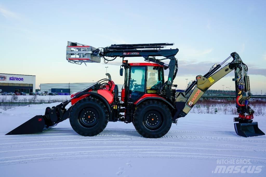 Huddig 1370 CABLE Товарач със заден ексватор