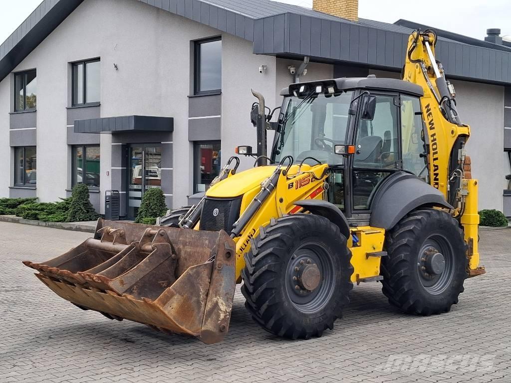 New Holland B 115 C Товарач със заден ексватор