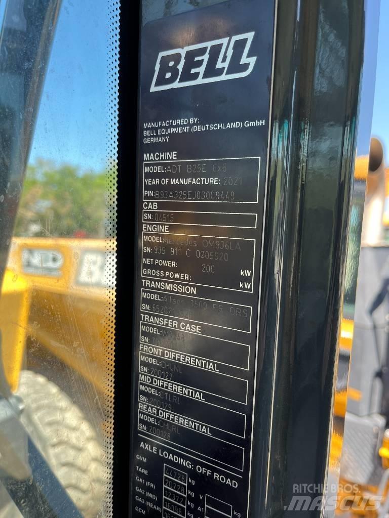 Bell B25E Дъмпери/моторни превозни средства