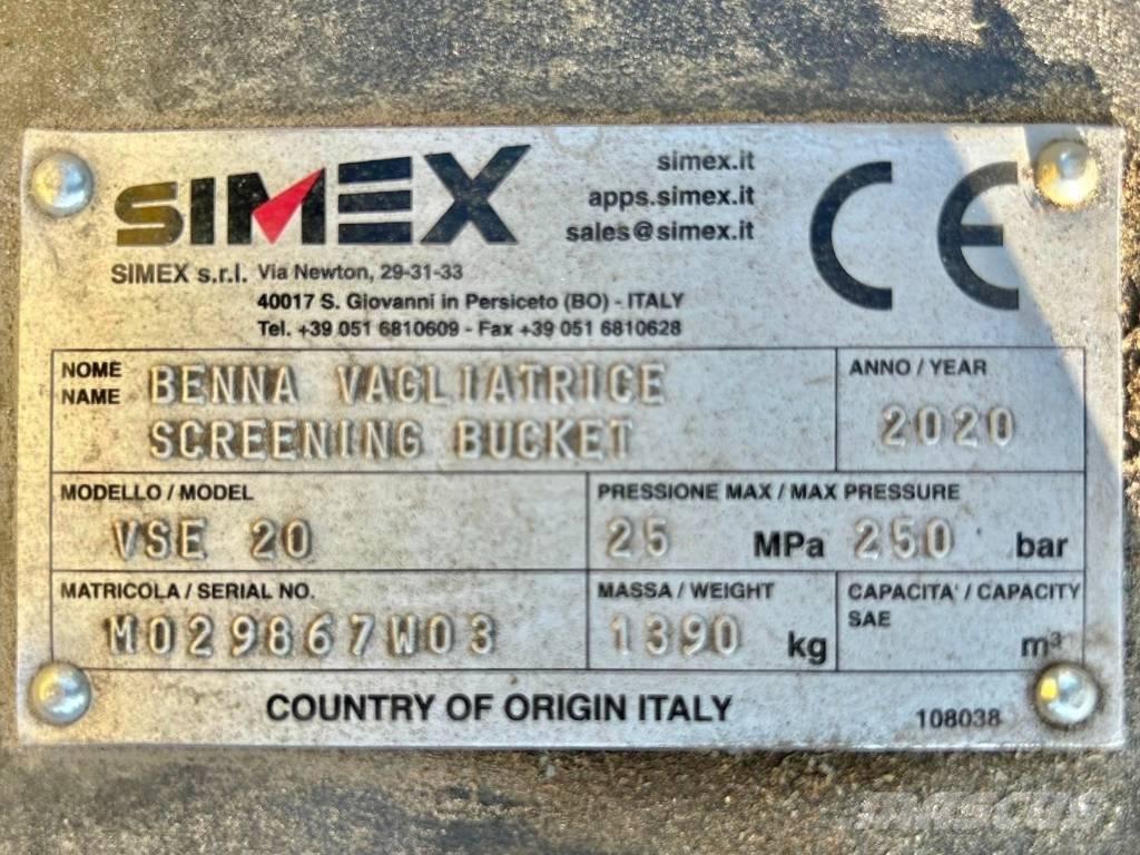 Simex VSE20 Пресяващи кофи
