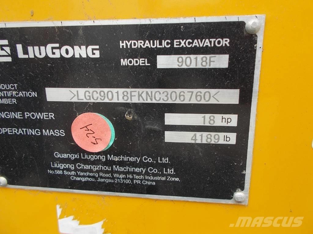 LiuGong 9018 F Мини екскаватори < 7 т