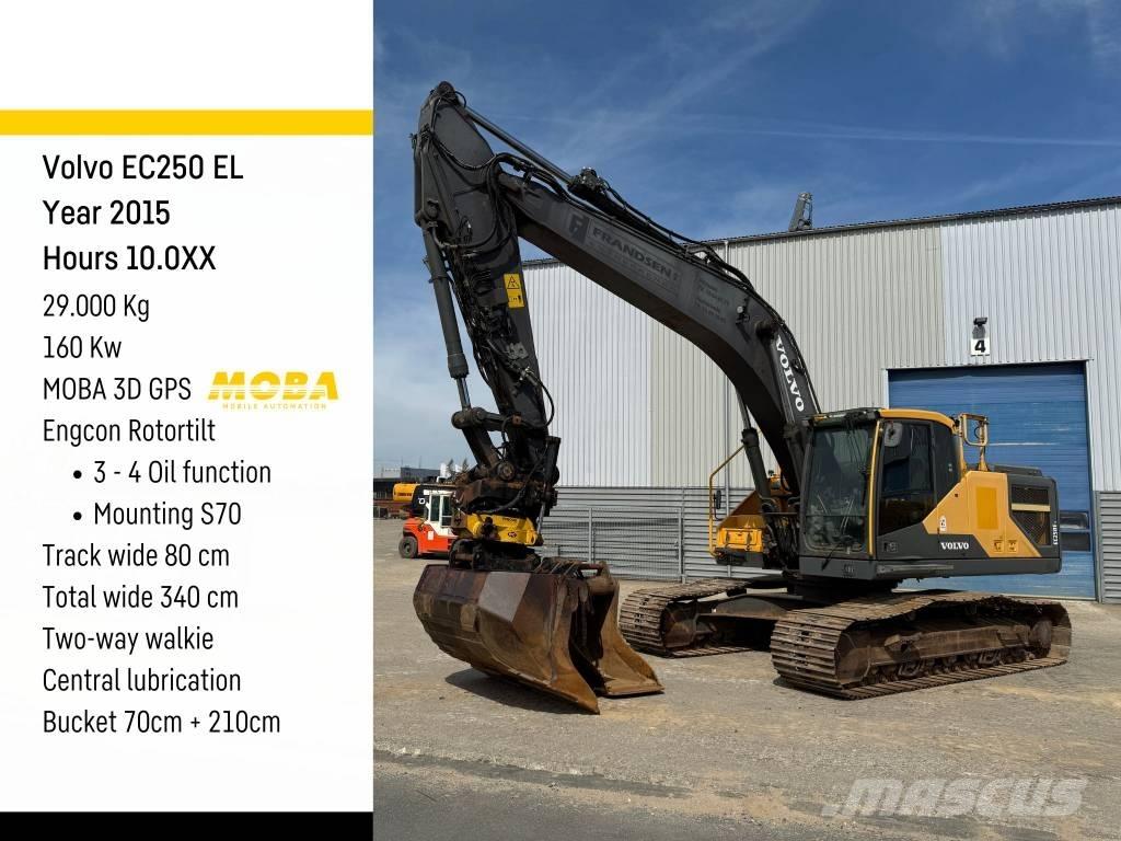 Volvo EC 250 EL Верижен екскаватор
