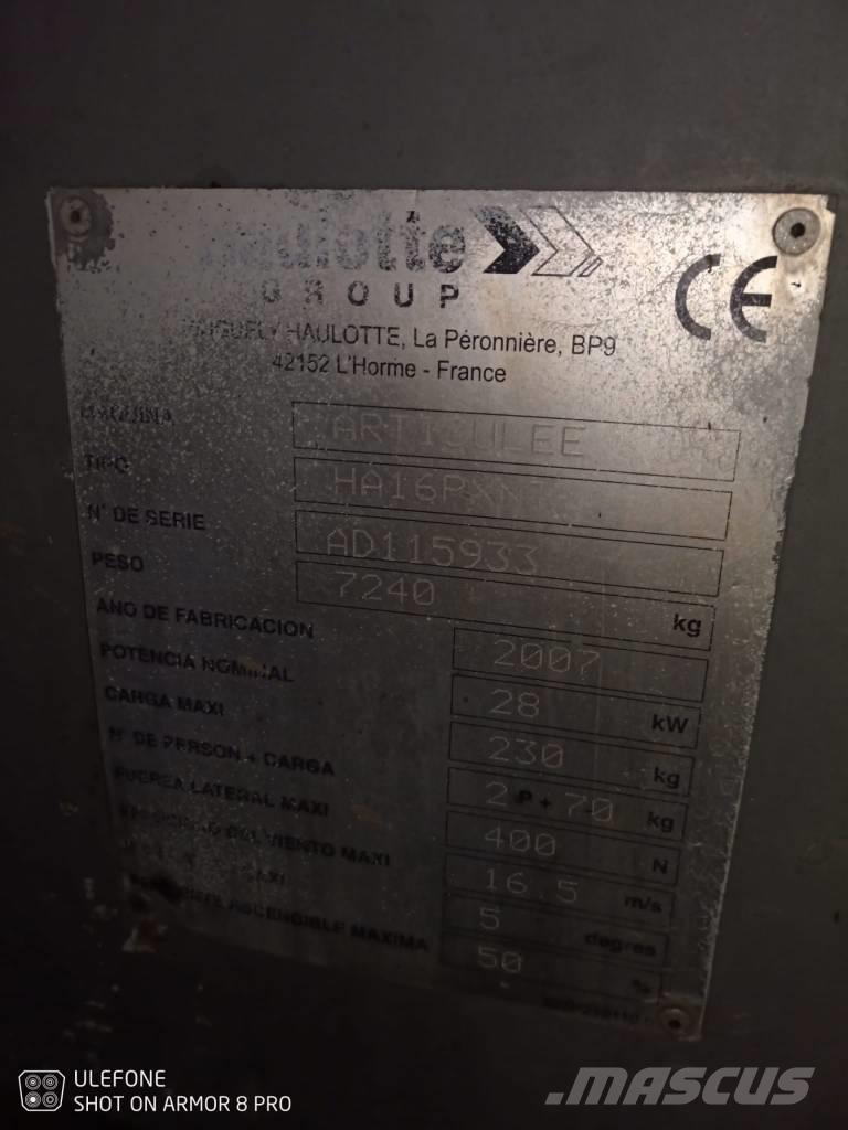 Haulotte HA 16 PX NT Съчленени стрелови подемници