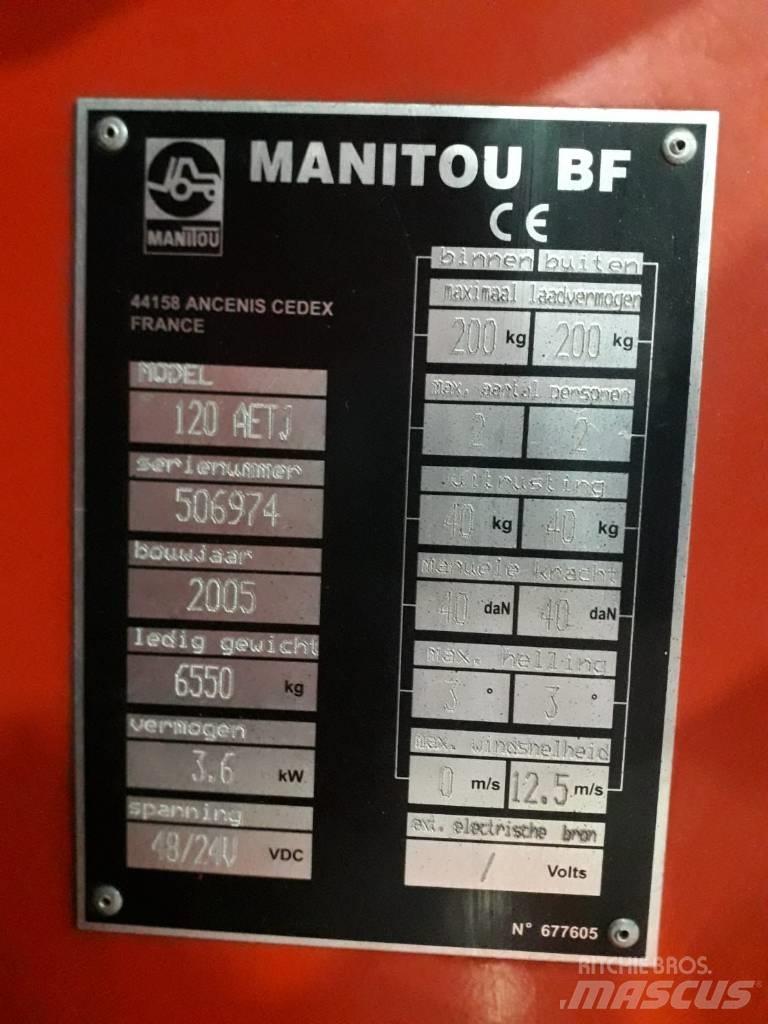 Manitou 120 AETJ Съчленени стрелови подемници