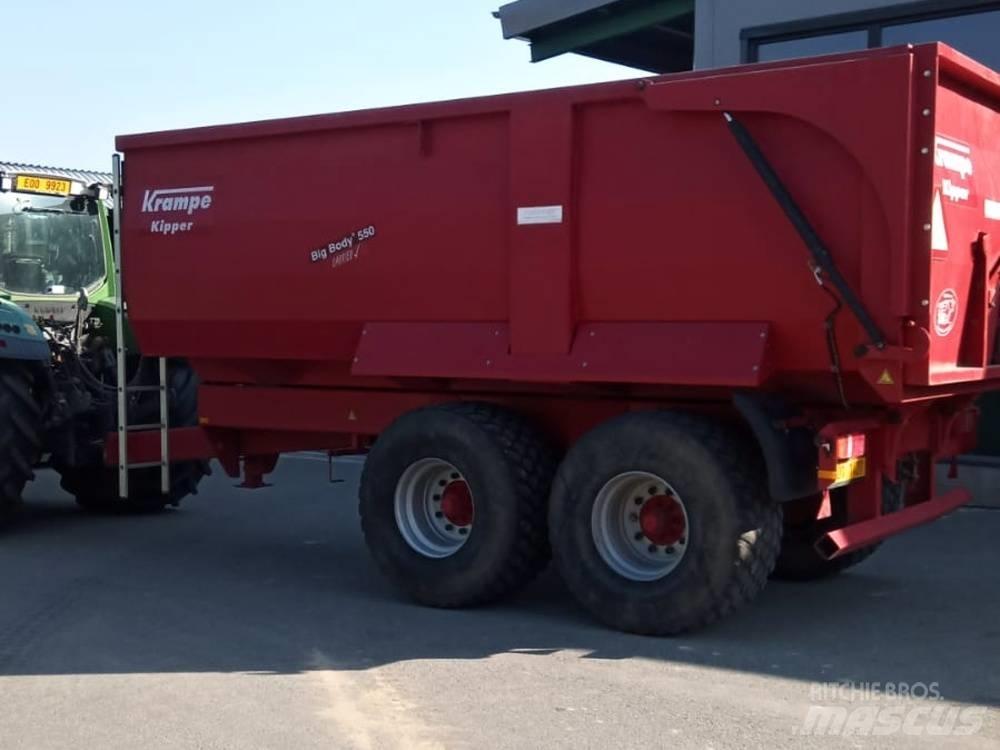 Krampe Big Body 550 Плоскоподови / Бордови полуремаркета
