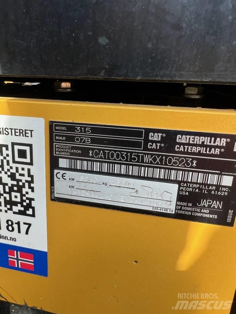 CAT 315 Верижен екскаватор