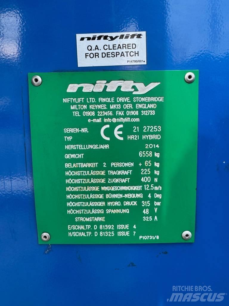 Niftylift HR 21 D E Съчленени стрелови подемници
