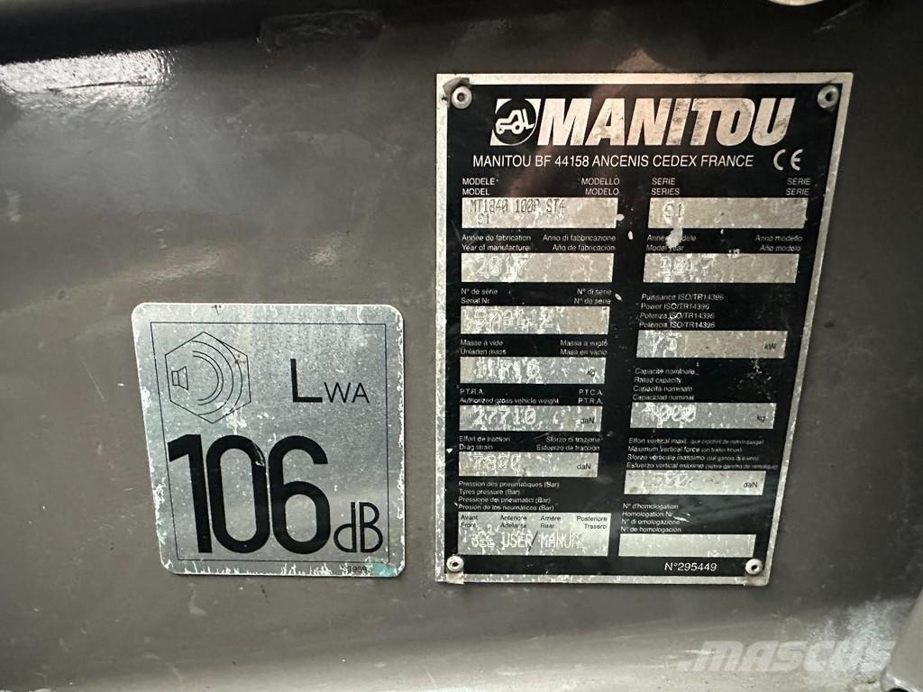 Manitou MT 1840 Телескопични товарачи