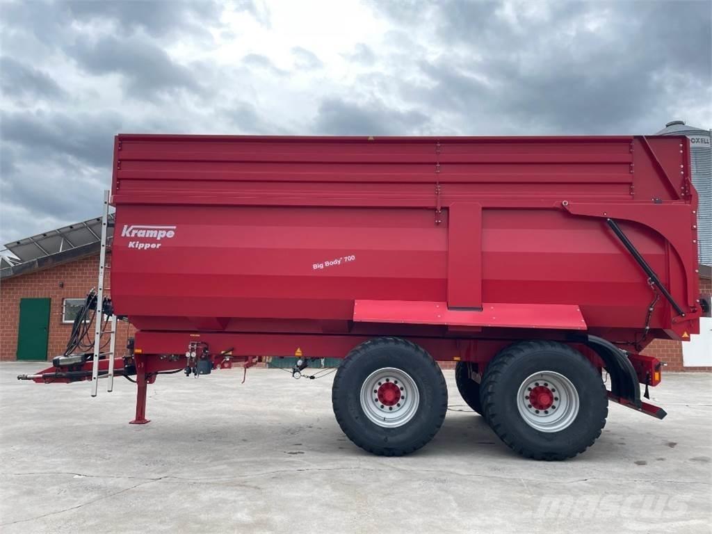Krampe BigBody 700 Ремаркета за бали