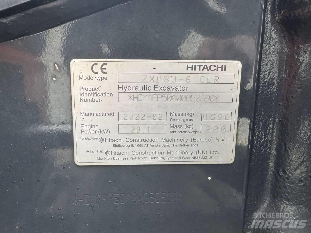 Hitachi ZX 48 U-6 Мини екскаватори < 7 т