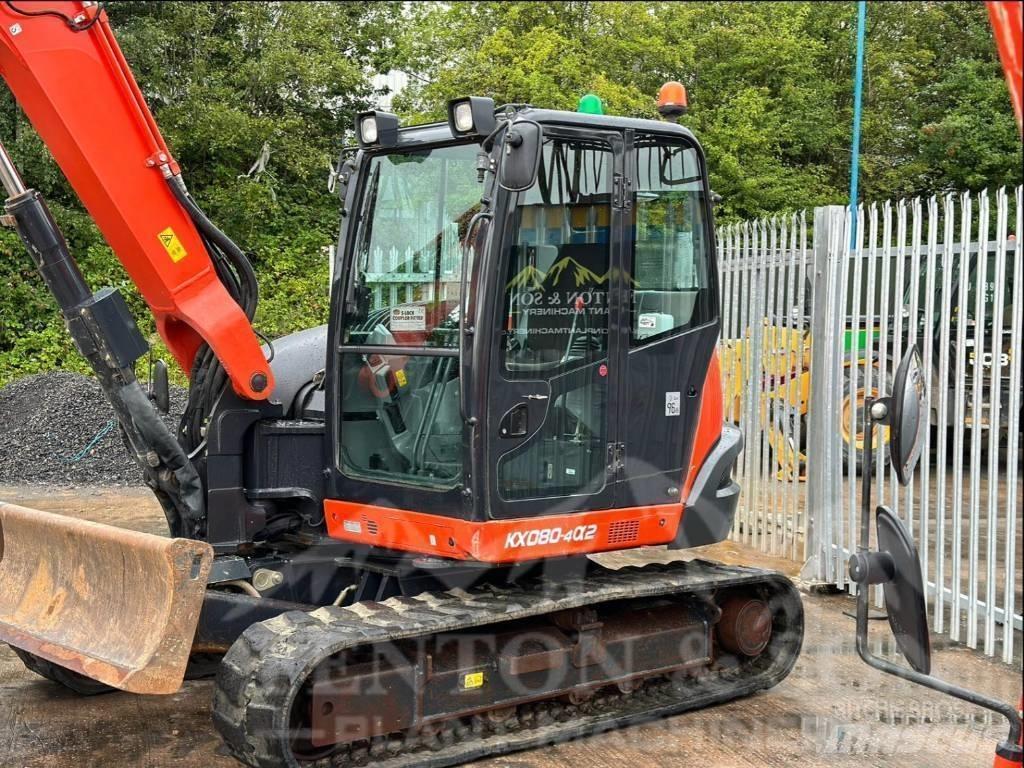 Kubota KX 080-4 Средни екскаватори 7т - 12т