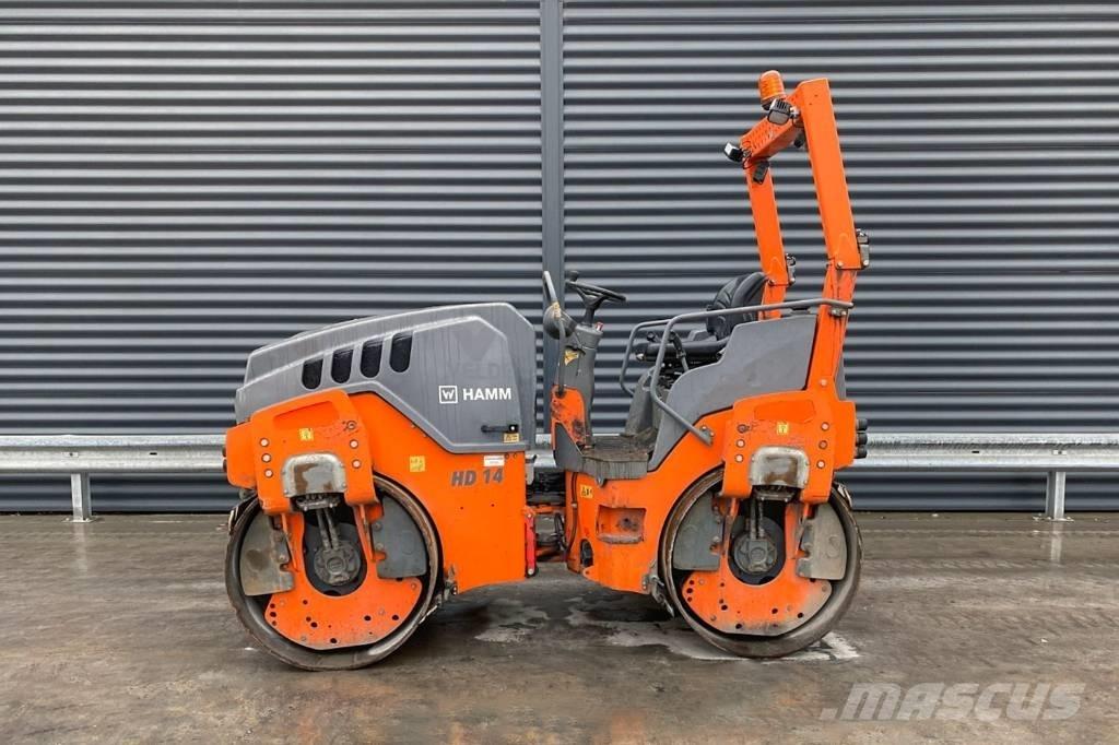 Hamm HD 14 VV Двойни барабанни ролки
