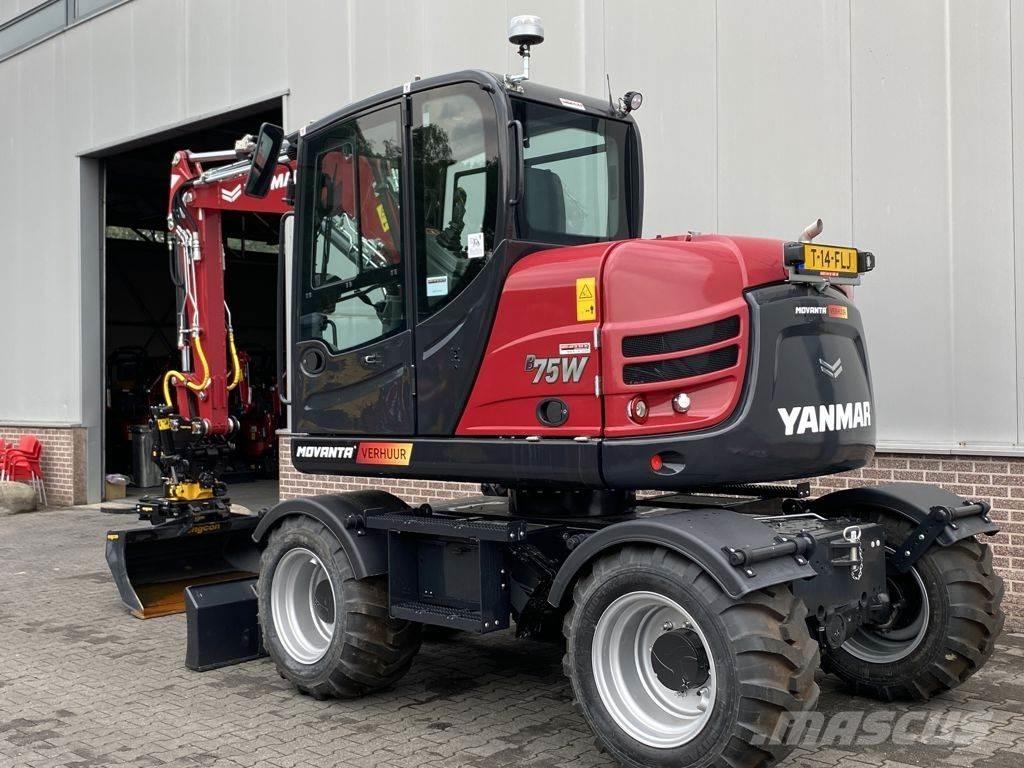 Yanmar B75W Колесни екскаватори