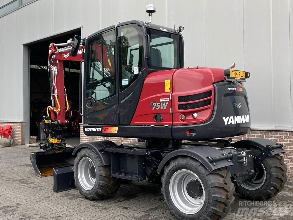 Yanmar B75W Колесни екскаватори