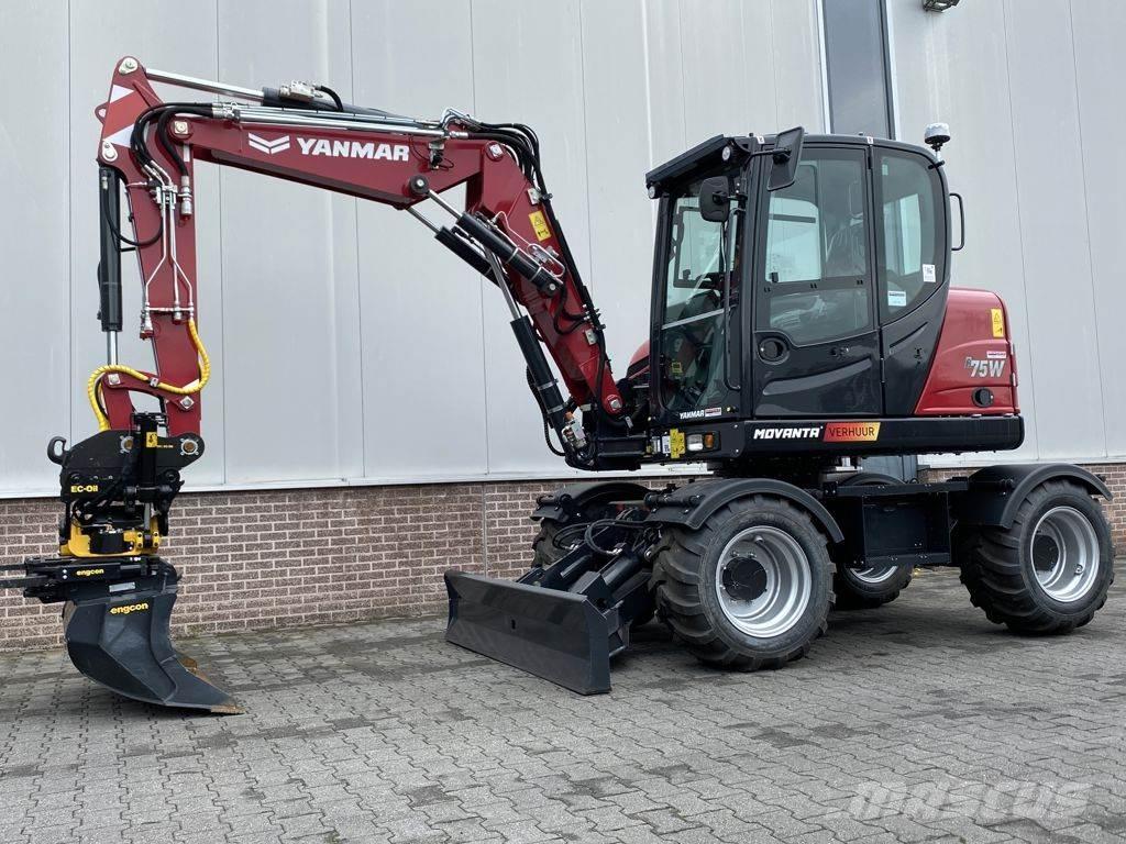 Yanmar B75W Колесни екскаватори