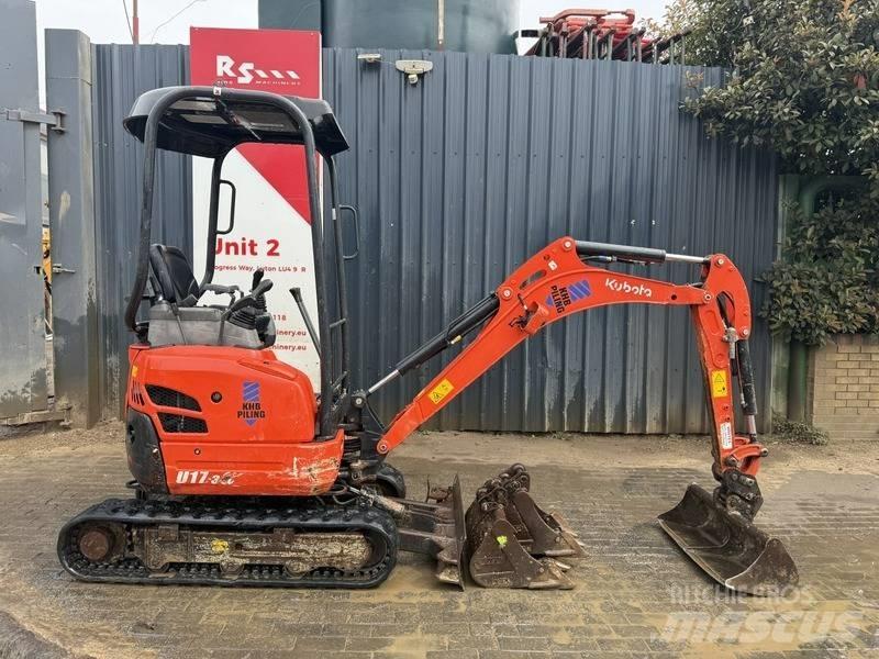 Kubota U 17-3 Мини екскаватори < 7 т