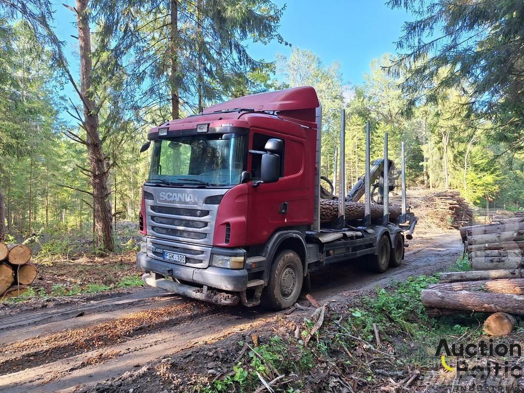 Scania R 480 За превоз на дървени трупи