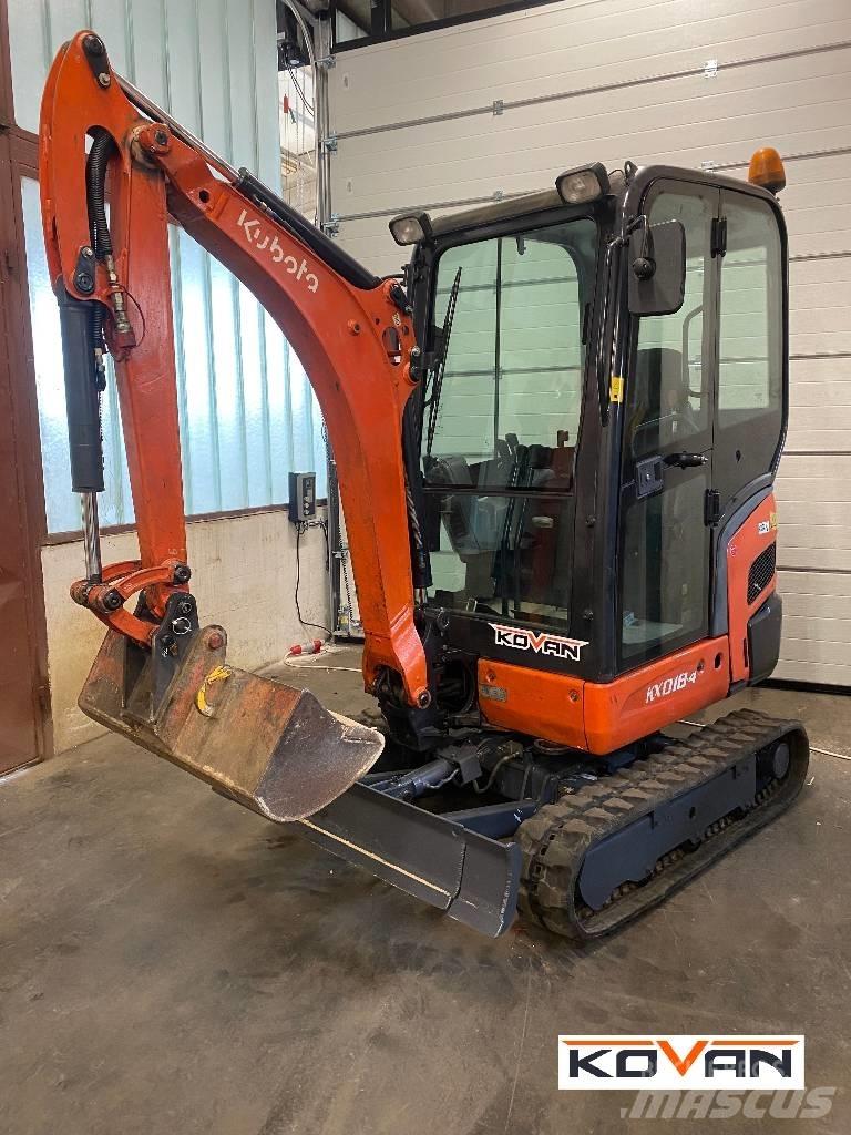Kubota KX 018-4 Мини екскаватори < 7 т