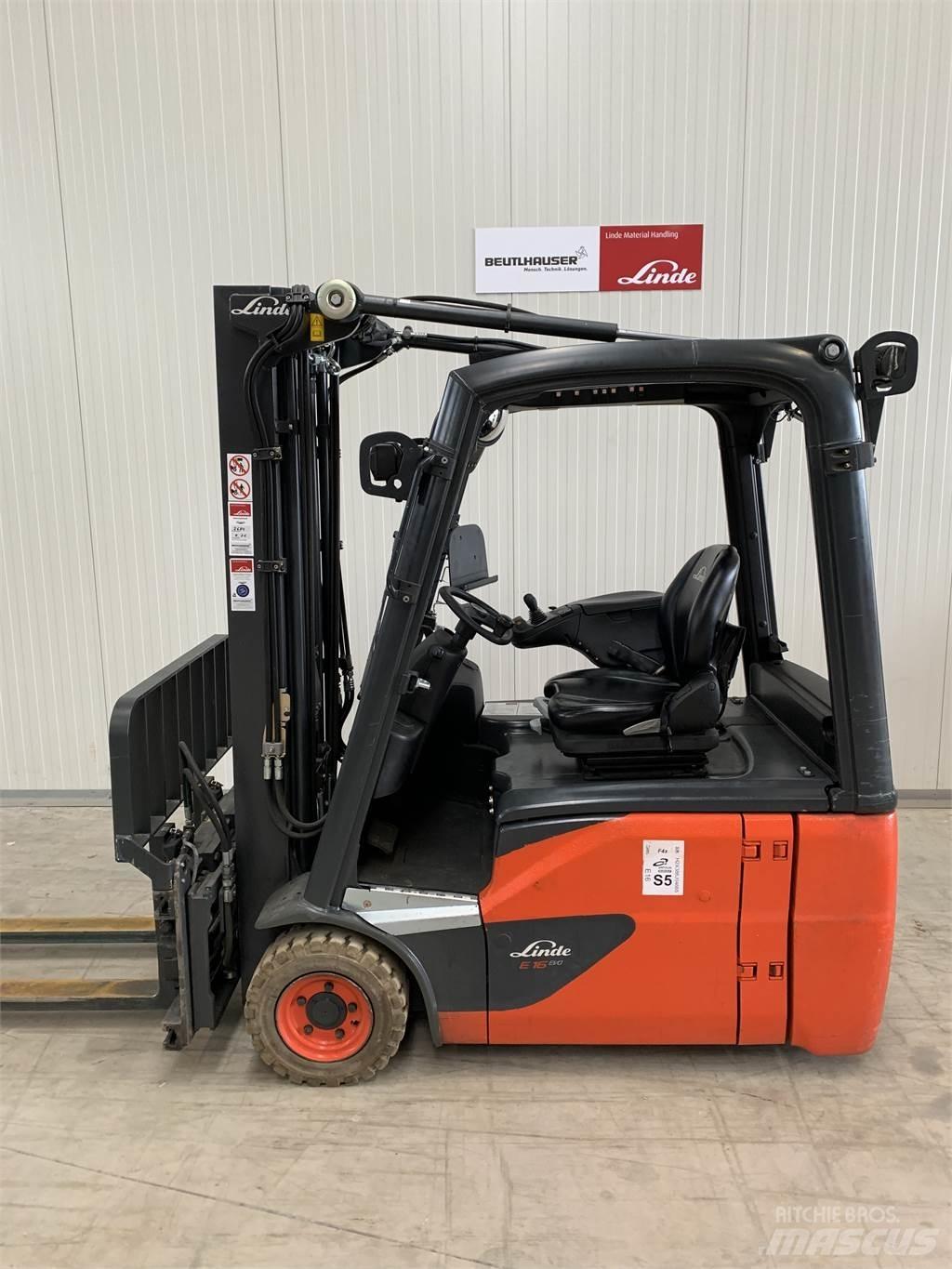 Linde E16 Електрически вилични кари-повдигачи