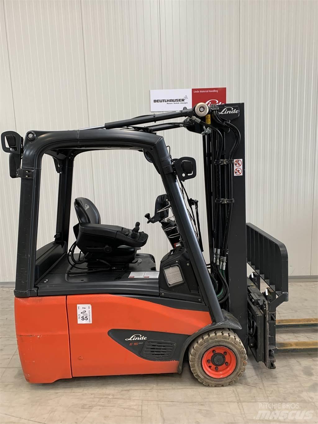 Linde E16 Електрически вилични кари-повдигачи
