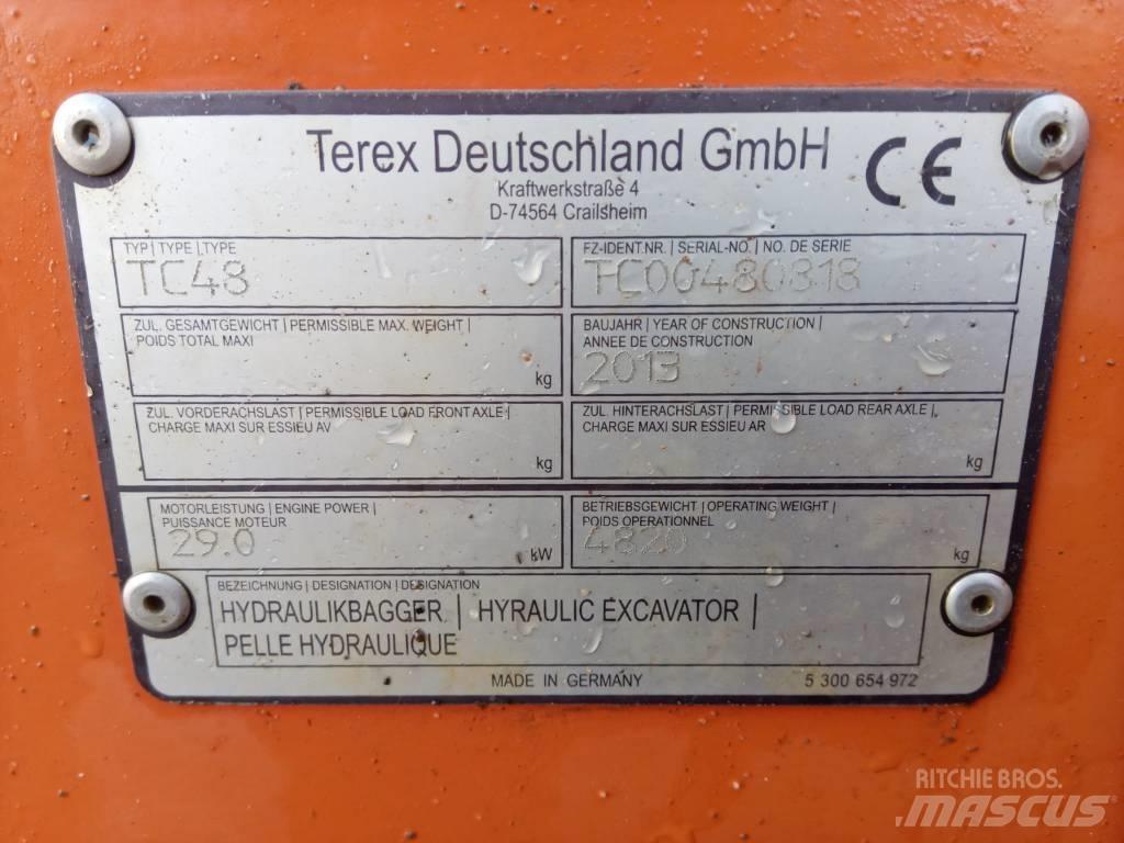 Terex TC 48 Мини екскаватори < 7 т