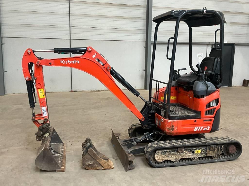 Kubota U 17-3 A Мини екскаватори < 7 т