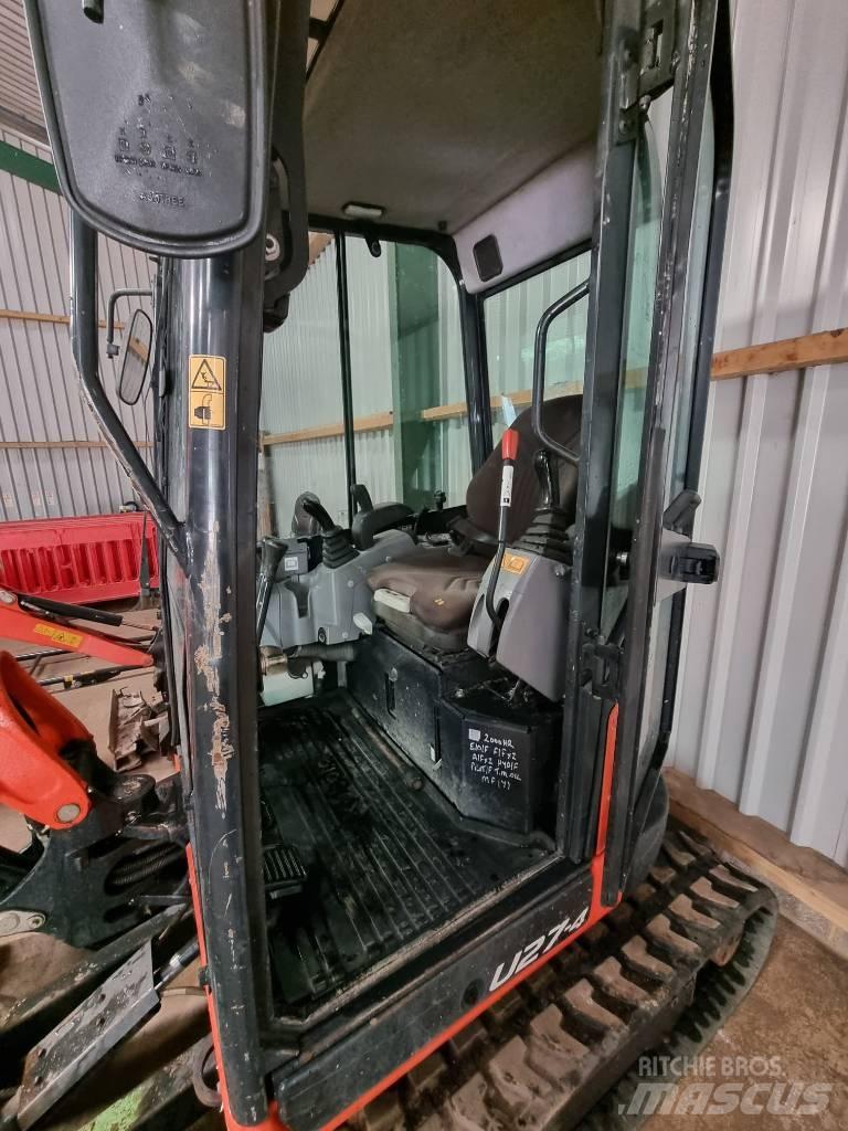 Kubota U 27-4 Мини екскаватори < 7 т