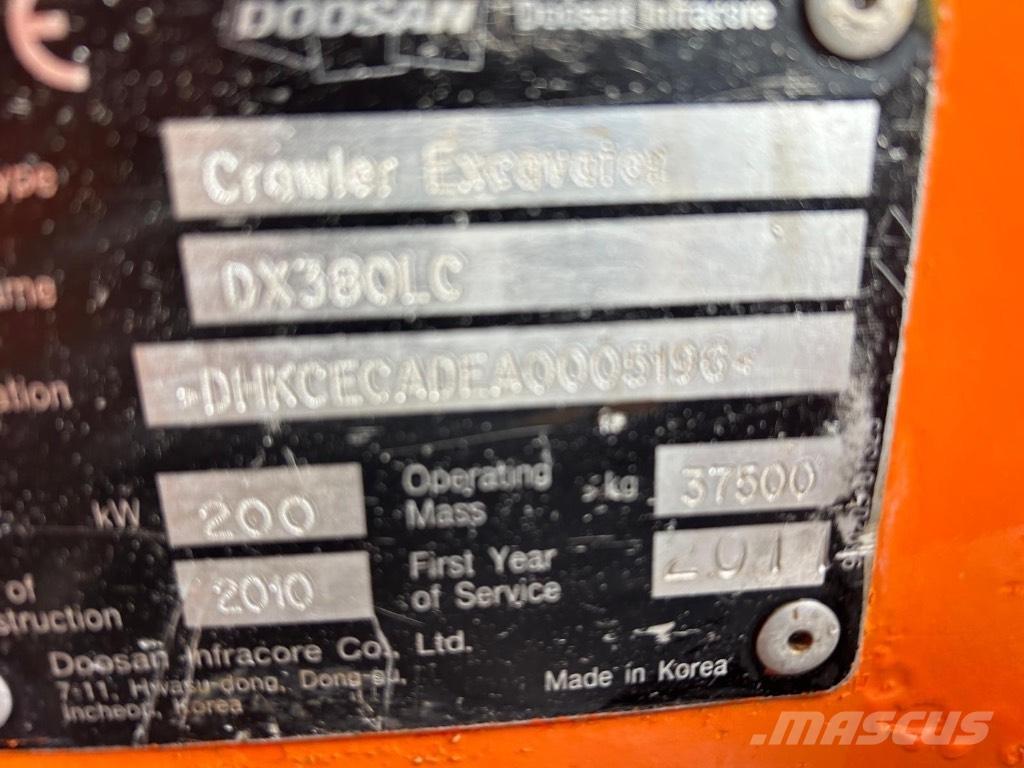 Doosan DX 380 LC Верижен екскаватор