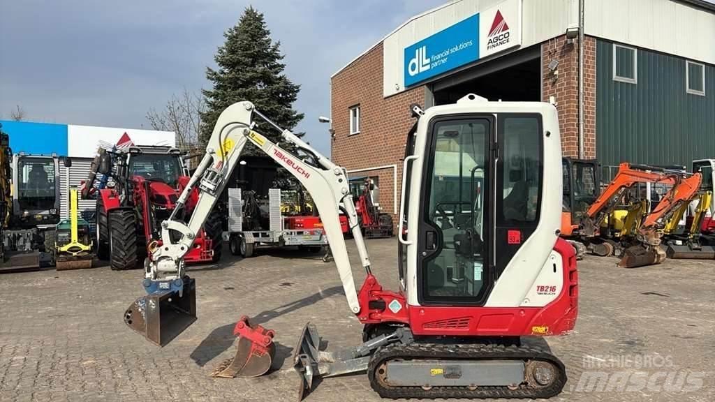 Takeuchi TB216 Мини екскаватори < 7 т