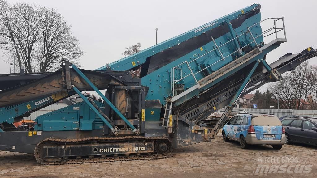 PowerScreen 2100 Мобилни скрийнери
