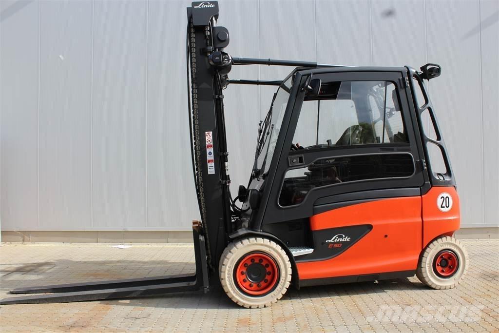 Linde E50/600HL Електрически вилични кари-повдигачи