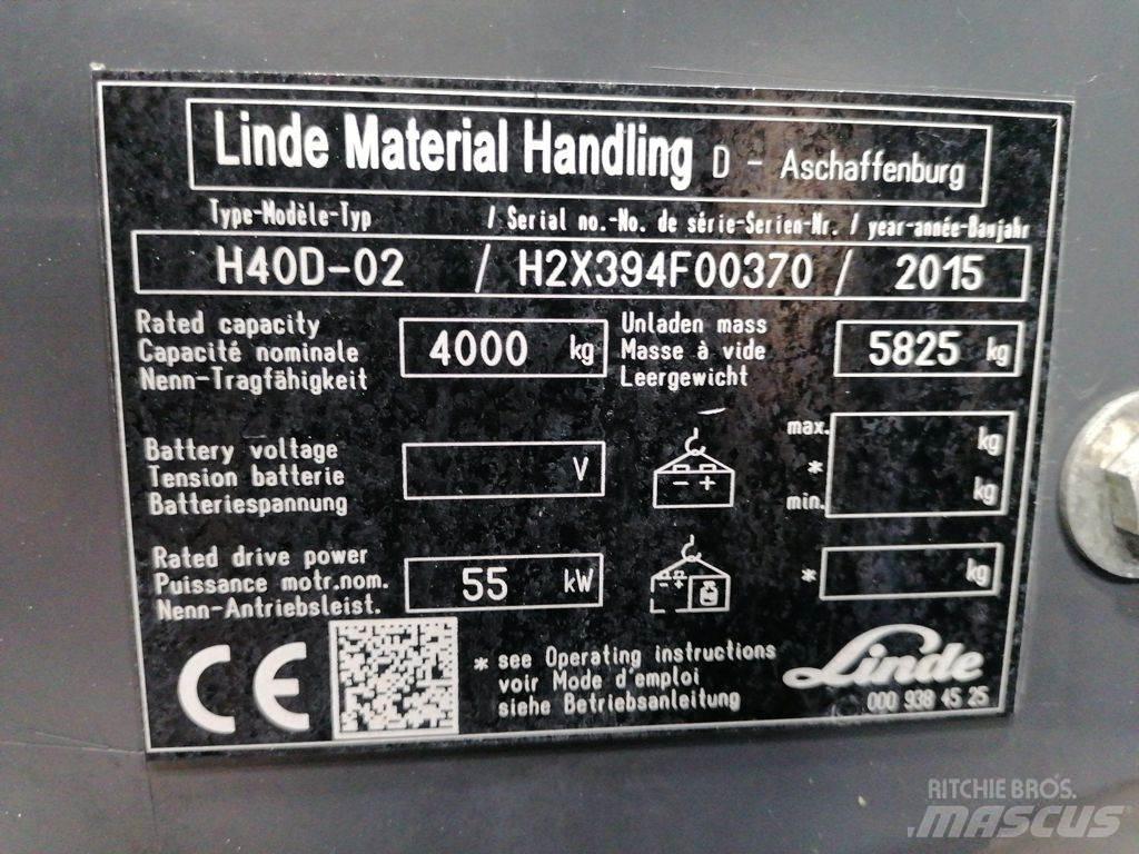 Linde H40D-02 Дизелови камиони