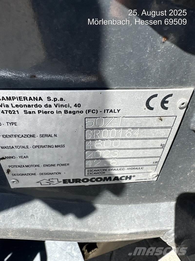 Eurocomach 50ZT Мини екскаватори < 7 т