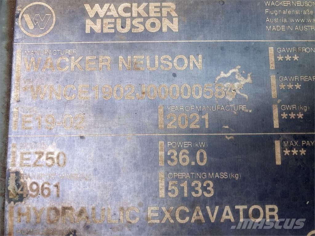 Neuson EZ50 Мини екскаватори < 7 т